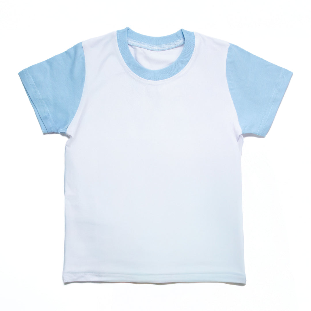 Blank T-Shirt and Short/Pyjama Set - Blue