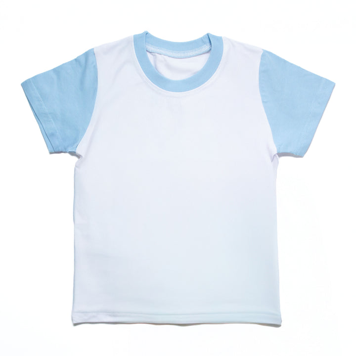 Blank T-Shirt and Short/Pyjama Set - Blue