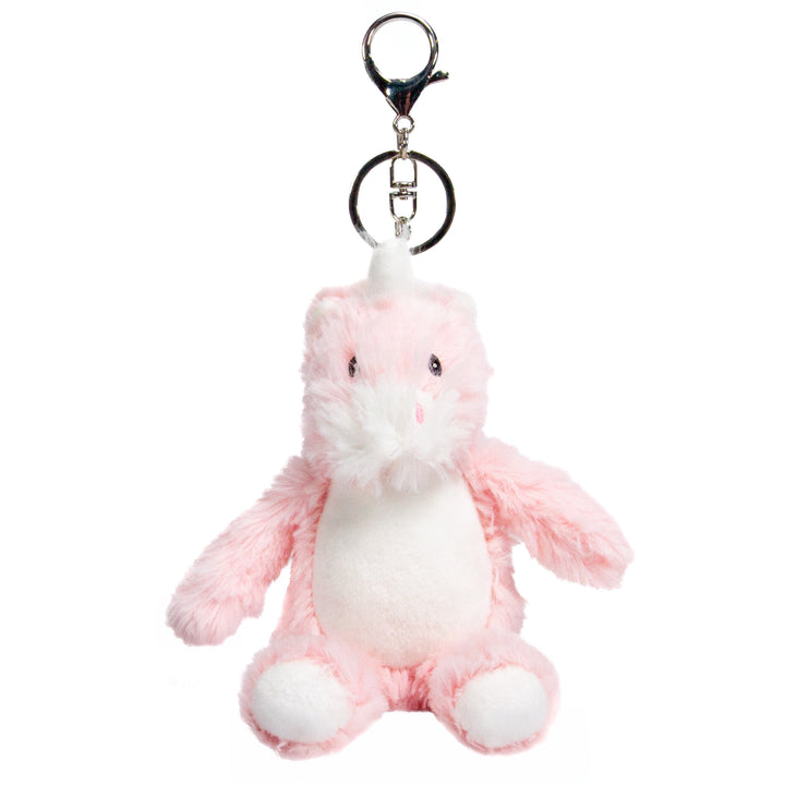 Sublimation Pink Unicorn Plush Keyring