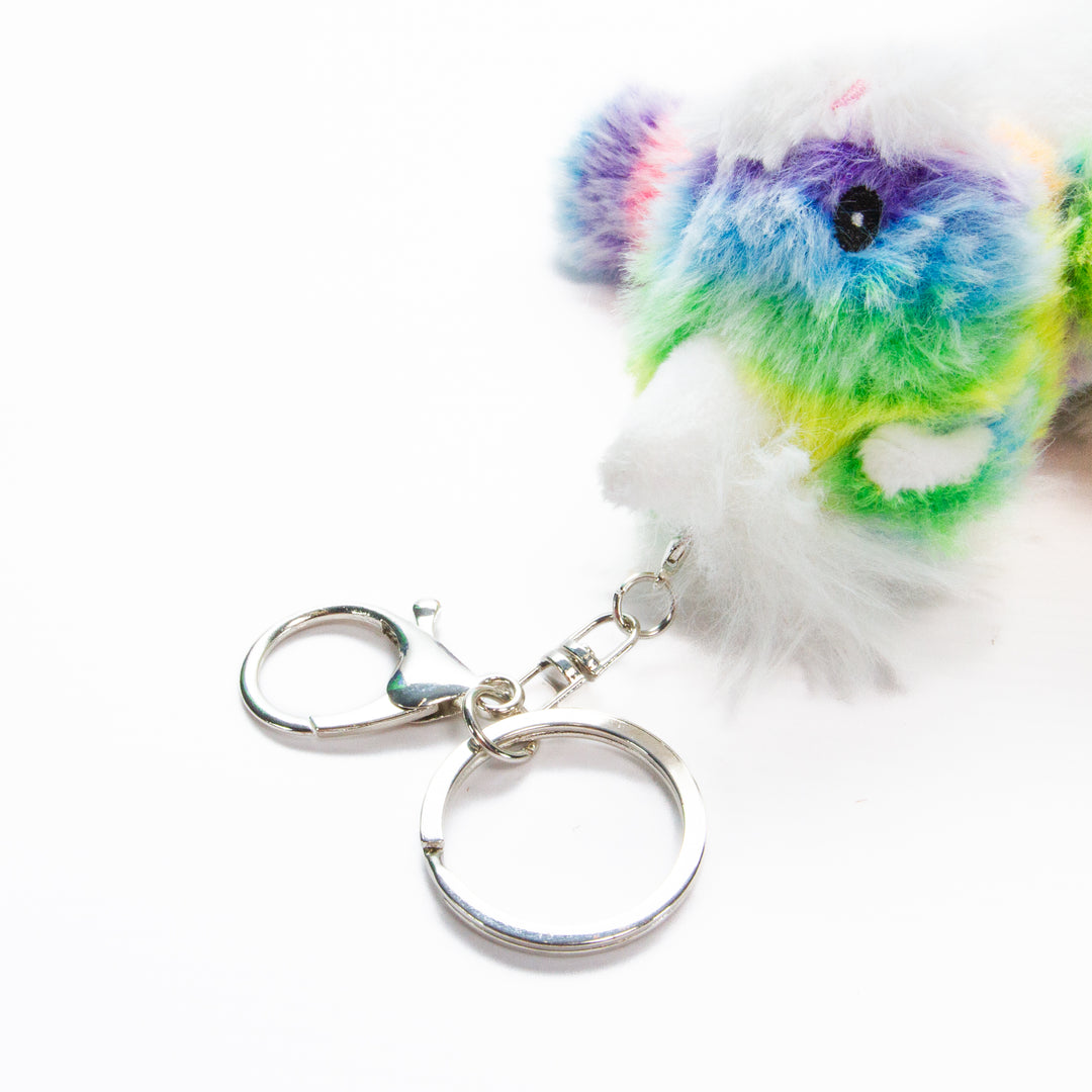 Sublimation Rainbow Unicorn Plush Keyring