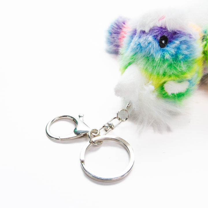 Sublimation Rainbow Unicorn Plush Keyring