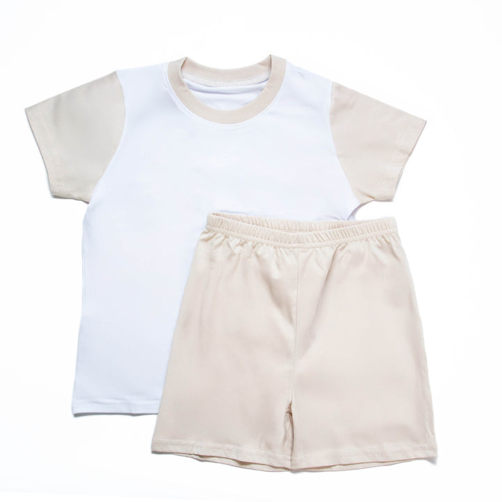 Sublimation Stone T-Shirt and Short/Pyjama Set