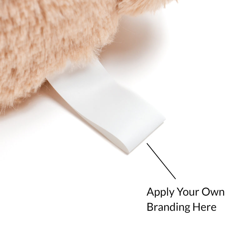 Sublimation Brown Rabbit Plush Keyring