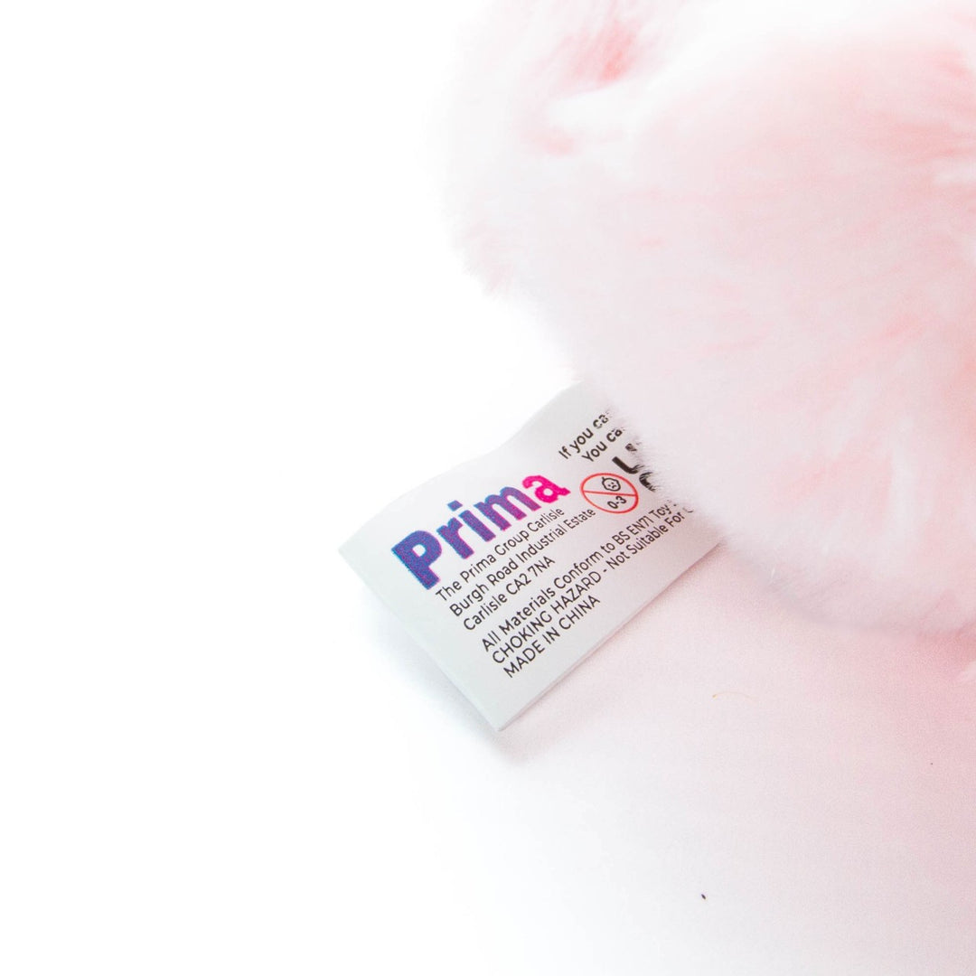 Sublimation Pink Rabbit Plush Keyring