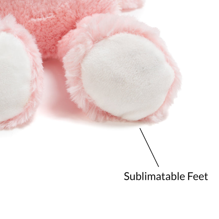 Sublimation Pink Unicorn Plush Keyring