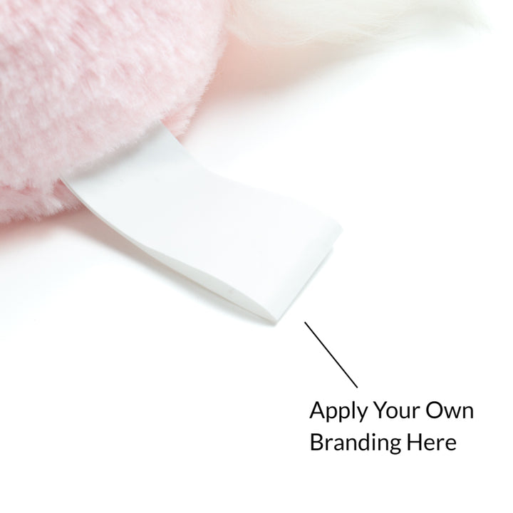 Sublimation Pink Unicorn Plush Keyring