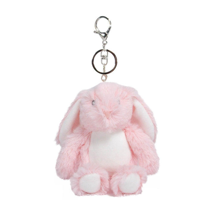 Sublimation Pink Rabbit Plush Keyring