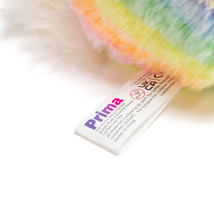 Sublimation Rainbow Unicorn Plush Keyring