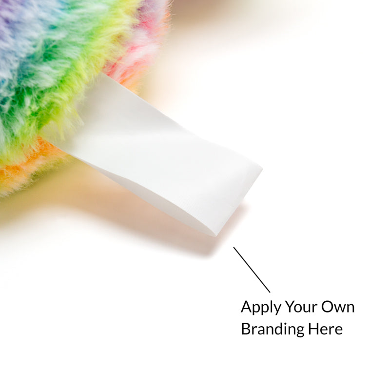 Sublimation Rainbow Unicorn Plush Keyring