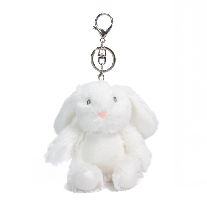 Sublimation White Rabbit Plush Keyring