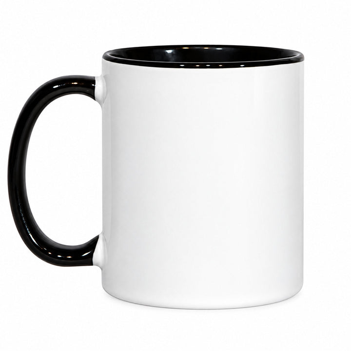 11oz black inner &amp; handle sublimation mug, blank, gloss finish