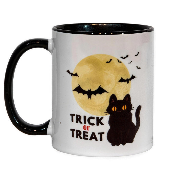 11oz black inner &amp; handle sublimation mug printed with a &