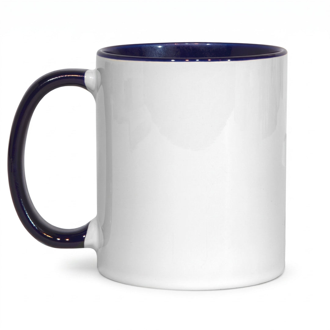 11oz dark blue inner and handle mug x36 (unboxed), blank, gloss finish
