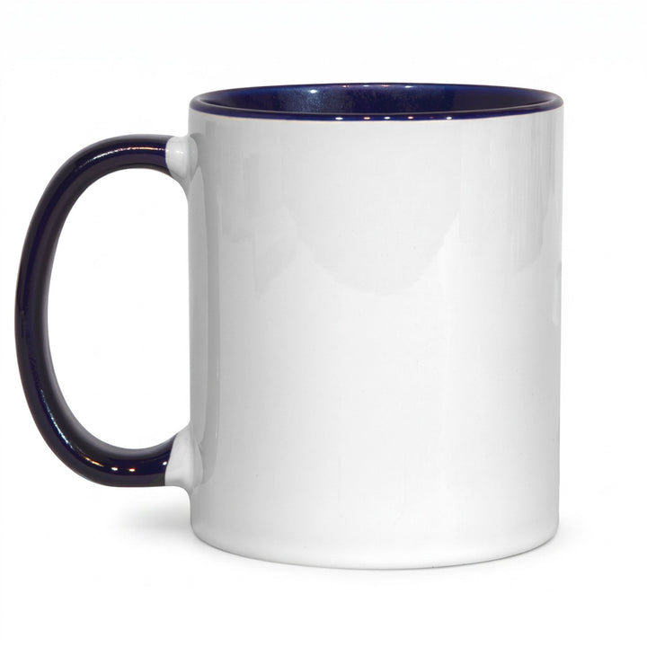 11oz dark blue inner and handle mug x36 (unboxed), blank, gloss finish