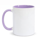 11oz Lilac Inner & Handle Sublimation Mug x36