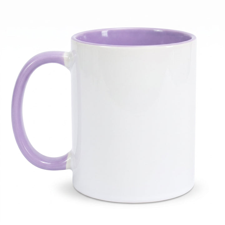 11oz lilac inner &amp; handle sublimation mug x36, blank, gloss finish