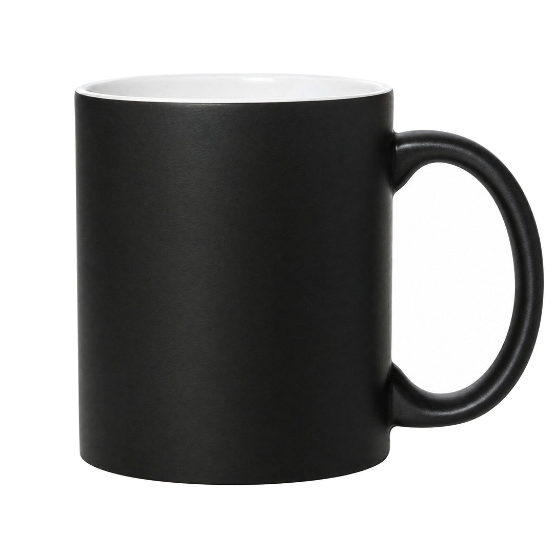 11oz matte black colour changing mugs, blank
