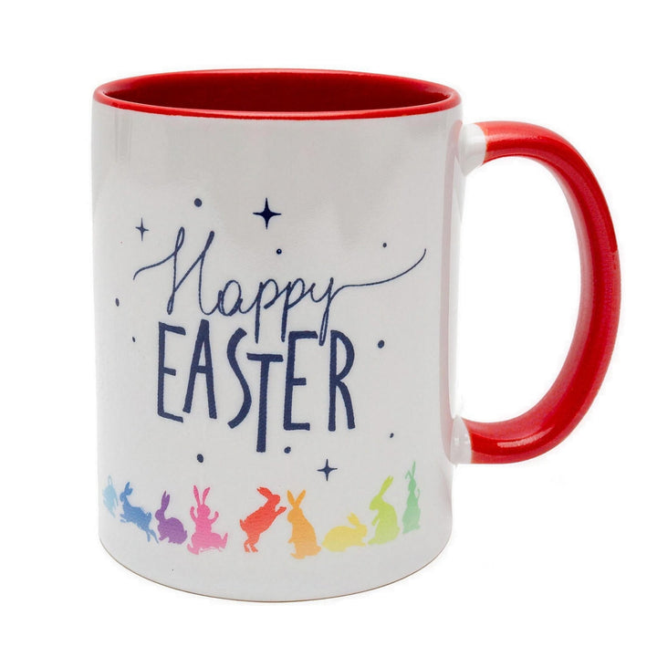 11oz red inner &amp; handle sublimation mug printed with &