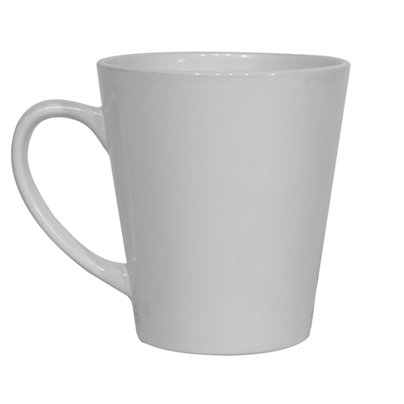 12oz sublimation latte mugs, latte mugs for sublimation, regular latte mugs, cone shaped mugs for sublimation