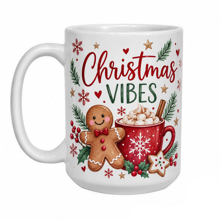 15oz white sublimation mug printed with &