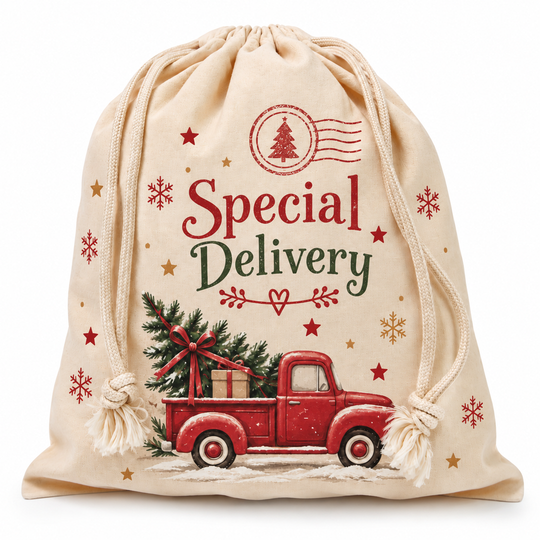 Natural Sublimation Polyester Drawstring Sacks 25 X 30cm