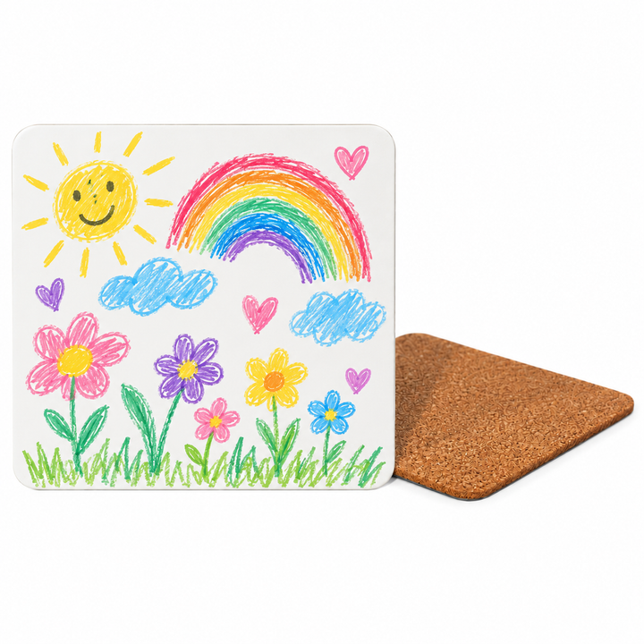 Aluminium Coaster with Cork