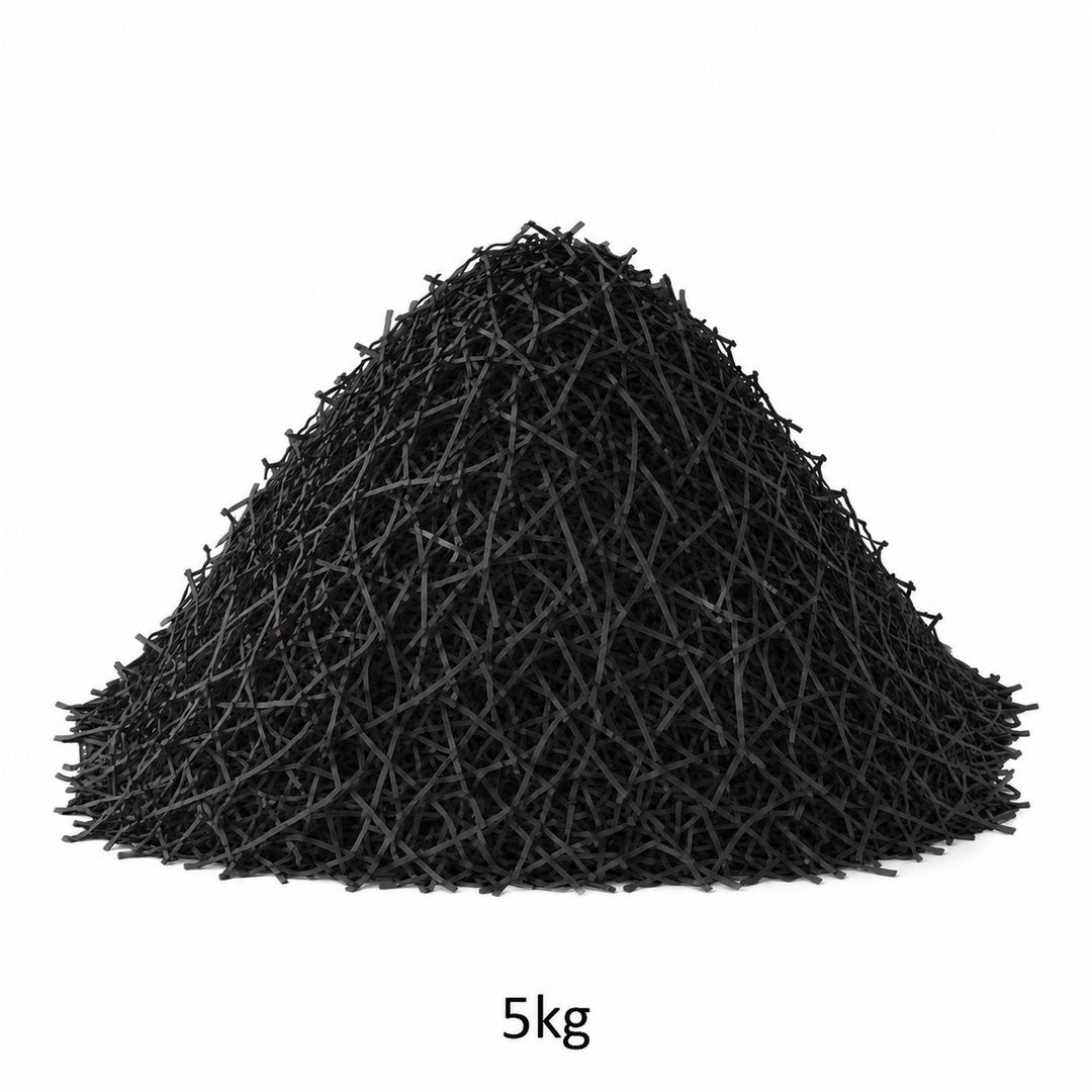 Black Shredded Paper