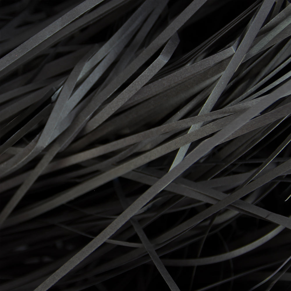 Black Shredded Paper