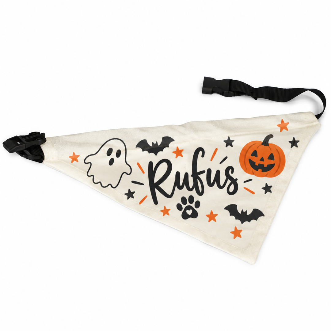 Small White Pet Bandana