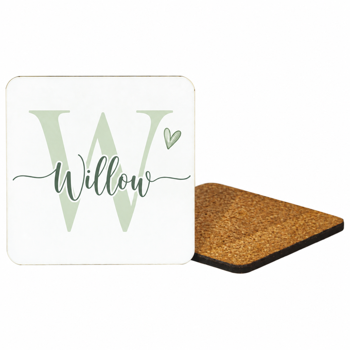 Square MDF Coaster With Cork