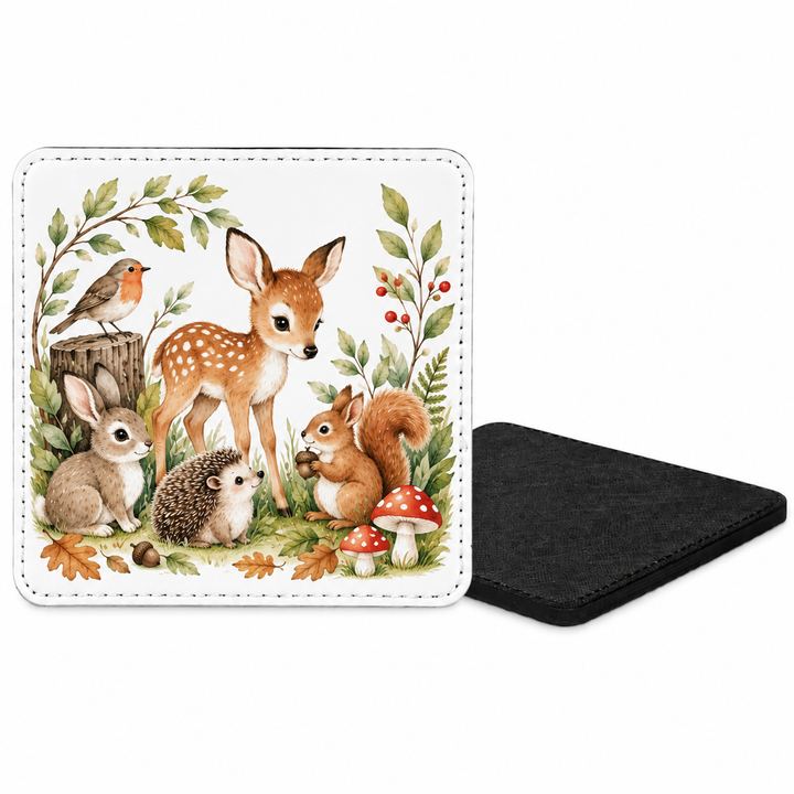 Faux Leather Coaster