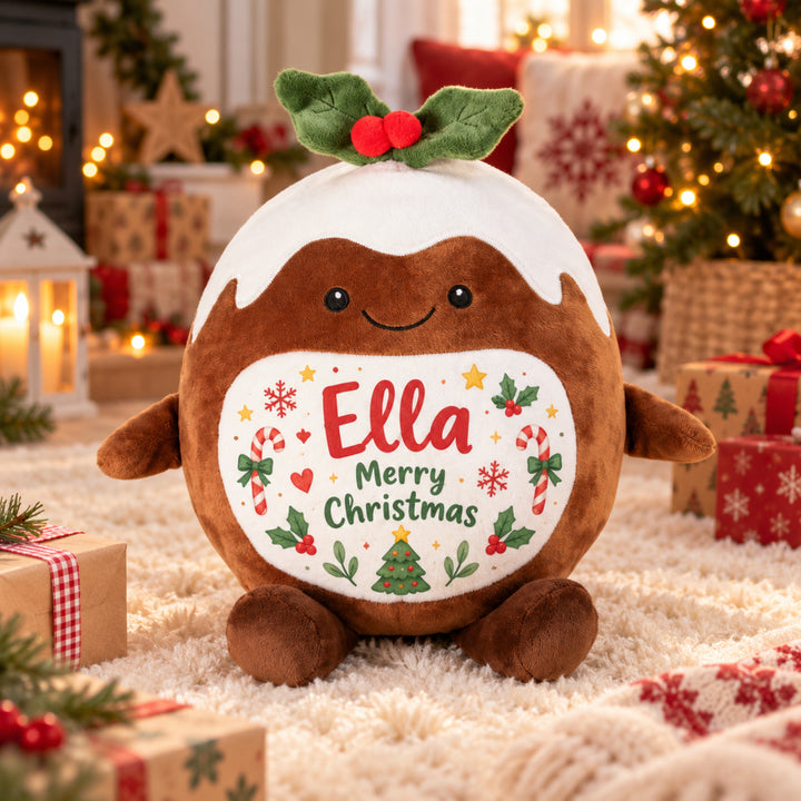 Sublimation Christmas Pudding Plush Toy