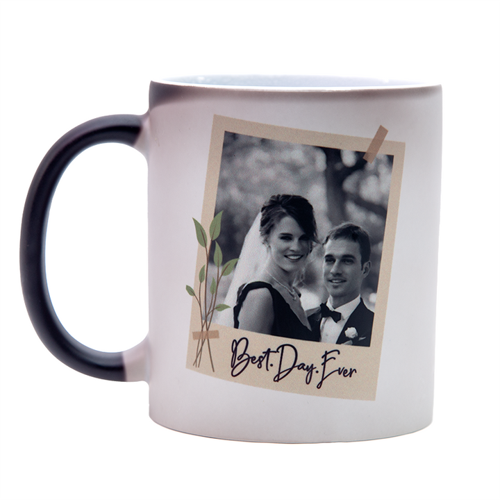 11oz Matte Black Colour Changing Mugs