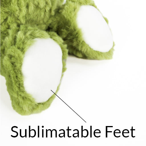 Sublimation Light Green Dinosaur Plush Toy