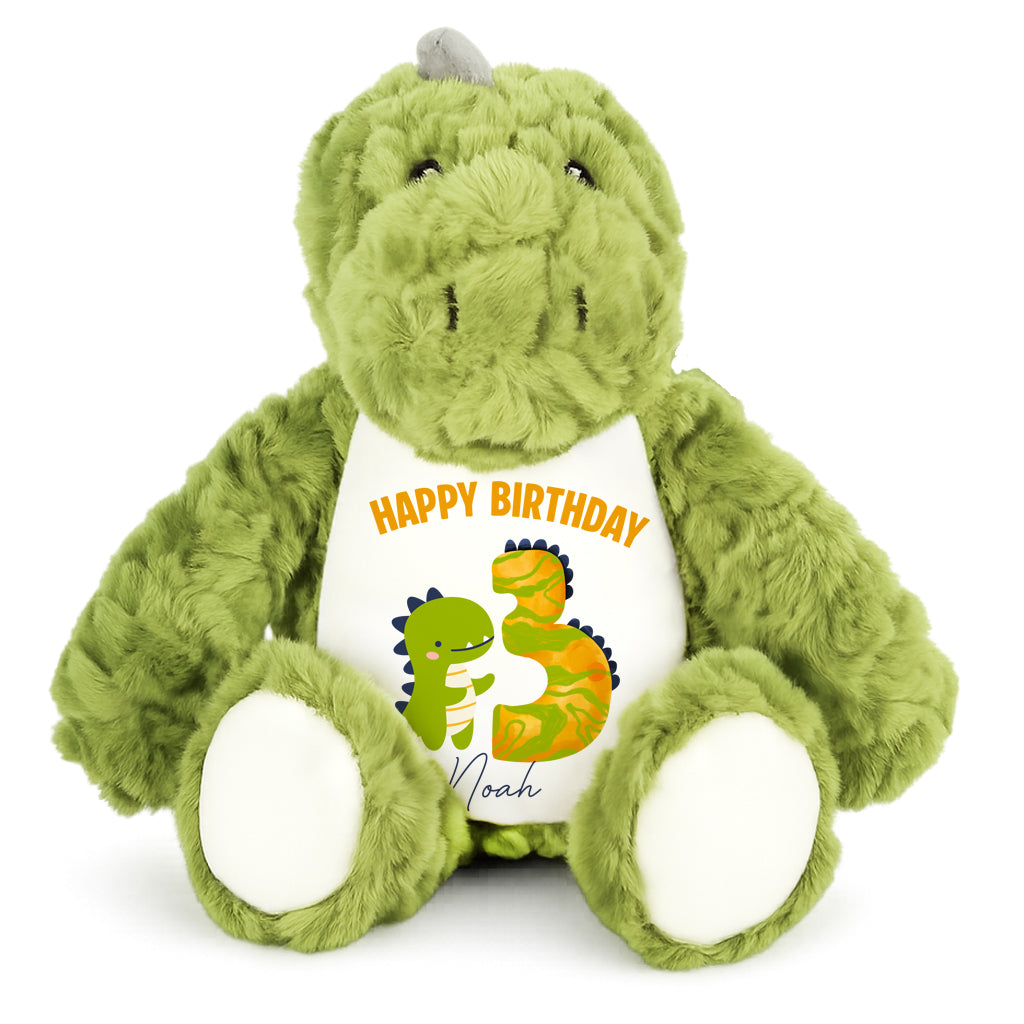 Sublimation Light Green Dinosaur Plush Toy
