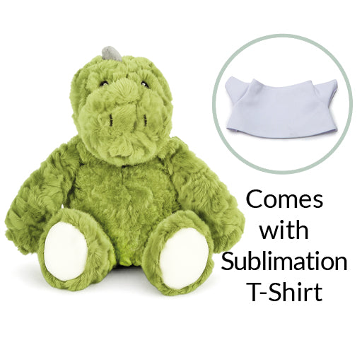 Sublimation Light Green Dinosaur Plush Toy