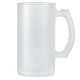 Frosted Sublimation Glass Beer Stein - 16oz
