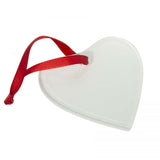 Heart Glass Sublimation Christmas Decoration