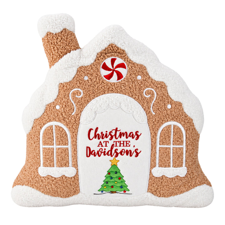 Gingerbread House Sublimation Cushion