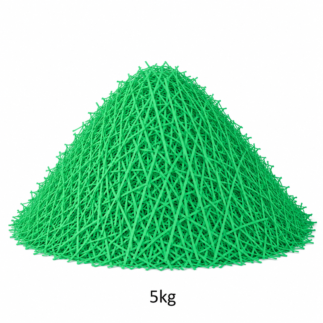Green Shredded Paper