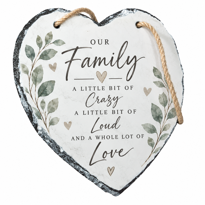 Heart Hanging Photo Slate