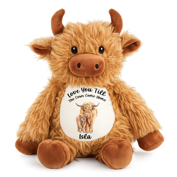 Sublimation Highland Cow Plush Toy