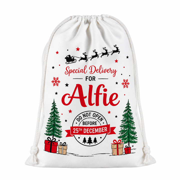 Large Sublimation White Sack