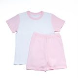 Sublimation T-Shirt and Short/Pyjama Set - Pink