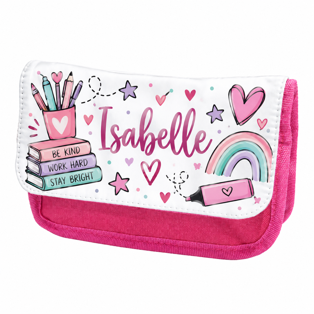 Sublimation Pencil Case Bag - Pink