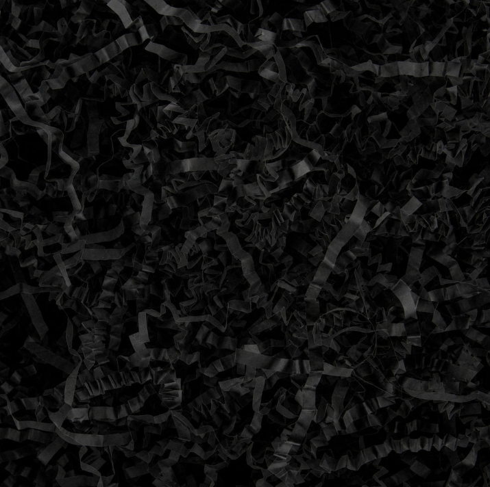 Black ZigZag Shredded Paper