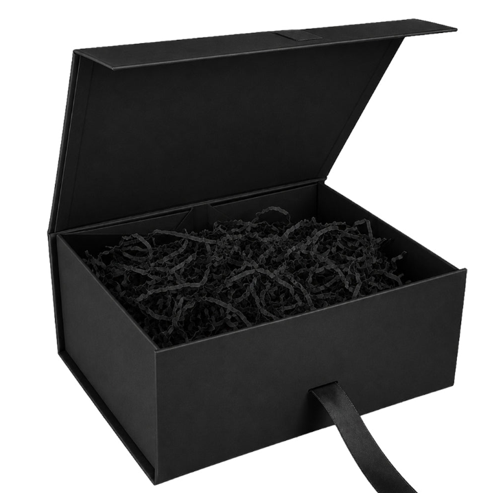 Black ZigZag Shredded Paper