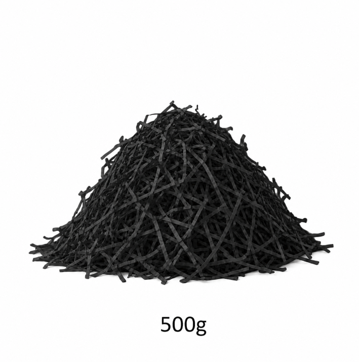 Black ZigZag Shredded Paper