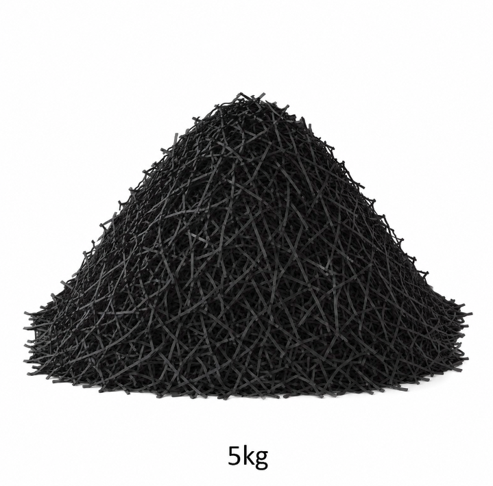 Black ZigZag Shredded Paper
