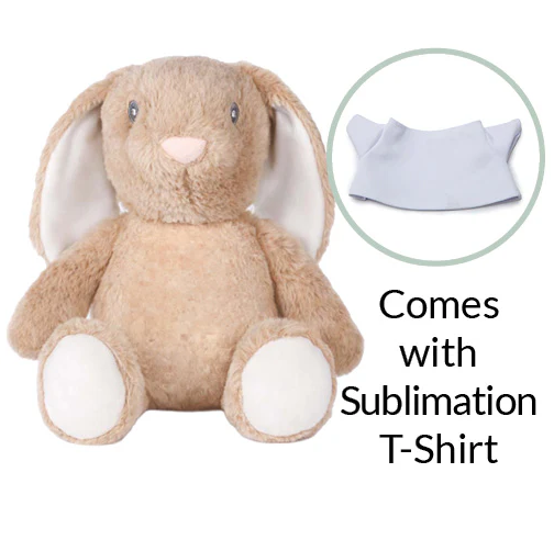 Sublimation Brown Rabbit Plush Toy